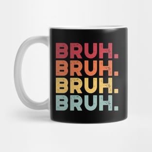 Bruh Sunset Funny Mug